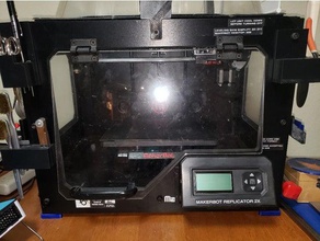 2 makerbot replicator lcd ekran tutucu 2x 3d print model - Mito3D