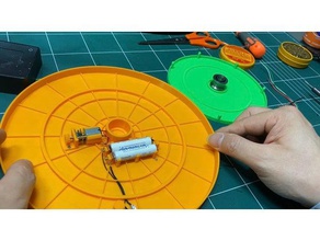 motorisé lazy susan table 3d print model - Mito3D