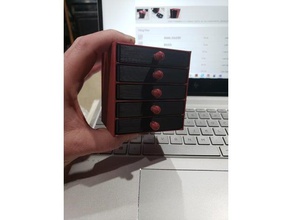 pequeño pecho cajones contenedores contenedor cajón piezas pequeñas almacenamiento bandeja 3d print model - Mito3D