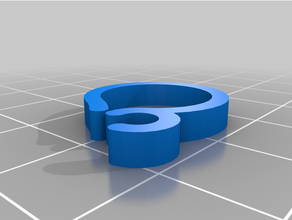 anycubic i3 mega gancho cabo cabeçote impressão tubo teflon 3d print model - Mito3D