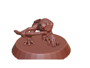 grung scout dnd mini miniature prop dungeon frog goblin pathfinder pawns rpg ranger rogue 3d print model - Mito3D