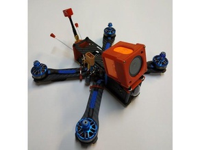 runcam 3s cas boîte caméra support drone fpv mont 3d print model - Mito3D