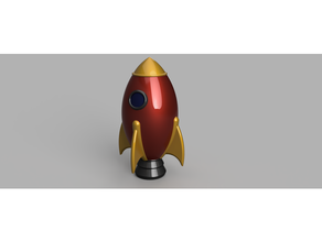 rocket 3d print model - Mito3D