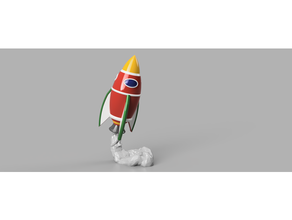 roket 3d print model - Mito3D