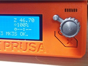 prusa i3 mk3s molette commande bouton mk3 3d print model - Mito3D