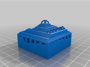 océano monumento minecraft 3d print model - Mito3D