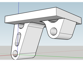gopro flat grado piattaforma armattan drone 3d print model - Mito3D