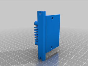 solid relay heatsink 3d print model - Mito3D