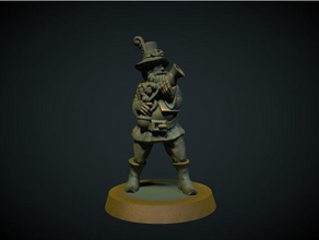 highwayman blunderbuss 28mm supports needed 3d print model - Mito3D