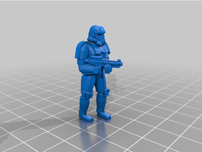 extra soldados remixado blasters legião Estrela guerras Soldado 3d print model - Mito3D