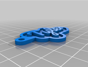 tyler keychain customized 3d print model - Mito3D