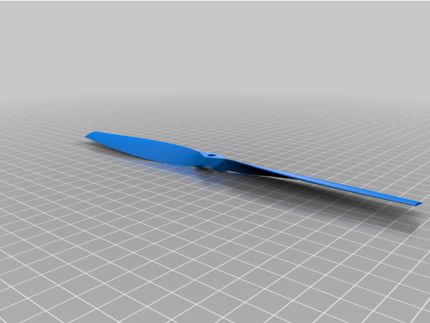 9x5 parametrik bıçaklı pervane özelleştirilmiş 3D print model - Mito3D
