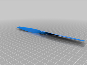 9x5 parametrisch Multi Blade Propeller angepasst 3d print model - Mito3D