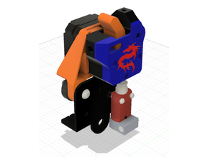 Ender 3 Direkte Fahrt montieren 3D Drucker 3d Realität Extruder drakon ender3 ender3pro 3d print model - Mito3D