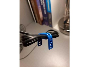 Kabel Clip Halter Unterstützung Management USB Draht Klemme Verdrahtung 3d print model - Mito3D