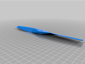 9x5 parametrik 2 bıçaklı pervane v3 özelleştirilmiş 3d print model - Mito3D