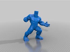 incredible plank hulk avengers edd eddy marvel mini 3d print model - Mito3D