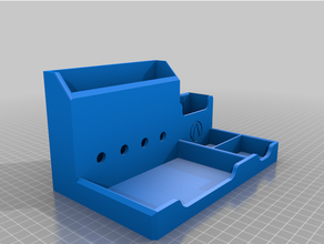 scrivania organizzatore confini rangement ufficio 3d print model - Mito3D
