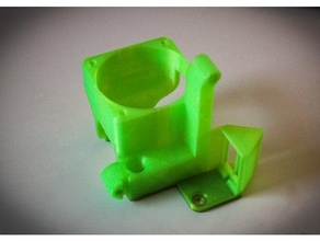 lightweight cr10 exruder fan holder 40mm cooling cr10s creality extruder duct mount 3d print model - Mito3D
