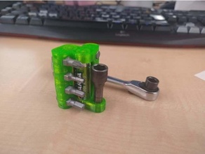 Trampa Zauberstab schonen Batterie Fall Mantel 8 Bits Halter Unterstützung aame 3d print model - Mito3D