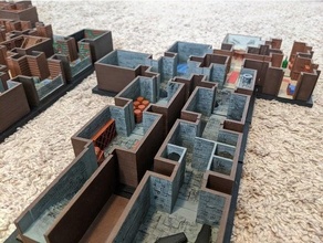 Verrat Haus Hügel Fliesen magnetisch 3d print model - Mito3D