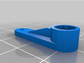 personalizzato parametrico servo braccia 3f 2f 1f 3d print model - Mito3D