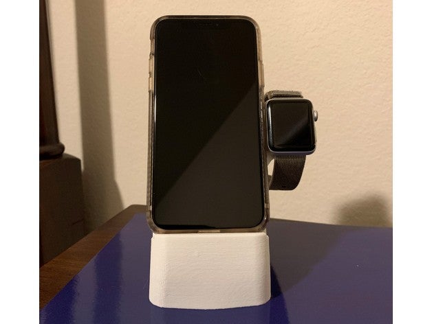 phone stand apple watch dock 3D print model - Mito3D