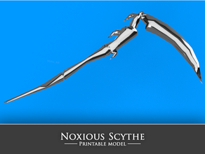 runescape noxious scythe t90 fantasy rs3 3 3d print model - Mito3D