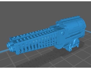 at18 warlord shoulder mounted melta cannons 40k adeptus titanicus wargaming warhammer 3d print model - Mito3D