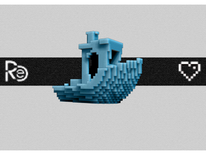 Pixelator Heuschrecke Nashorn Tier Benchy Box 3d Liebe Minecraft Tiere Zahlen Modelle Pixel Schiffe 3d print model - Mito3D