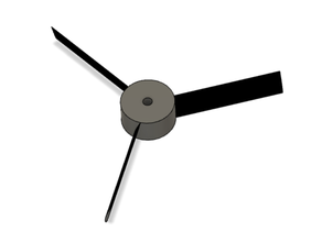 rüzgar türbin rotor pervane 3d print model - Mito3D