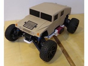tarmo3 humvee body upgrades rc car 3d print model - Mito3D