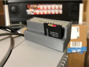 estación juegos psio Dakota Sur tarjeta soporte mejorado remezclar 3d print model - Mito3D