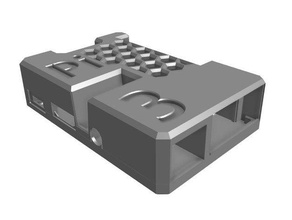 raspberry pi 3 compact case pi3 rpi3 3d print model - Mito3D