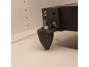 silent printer feet mounting bracket ender 3 frame damper 3d print model - Mito3D