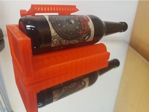 etikettinator garrafa cervejaria Ferramentas marcação máquina rótulos rótulo suporte vinho 3d print model - Mito3D