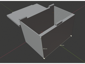 anpassbar Box Deckel 10cm Höhe 3d print model - Mito3D