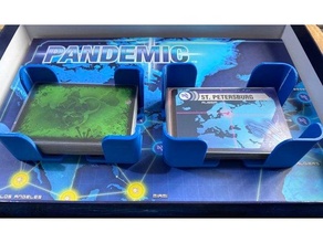 pandemic - sleeved cards holder 3d print model - Mito3D