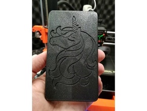 earrings box unicorn 3d print model - Mito3D