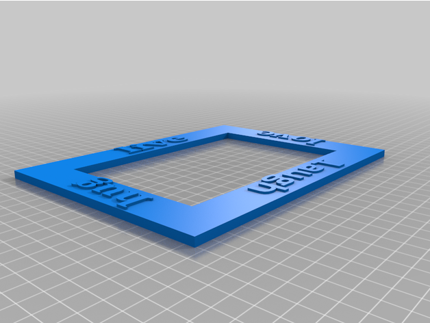 cenário quadro Armação 3D print model - Mito3D