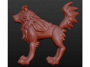 goberiano cão 3d print model - Mito3D