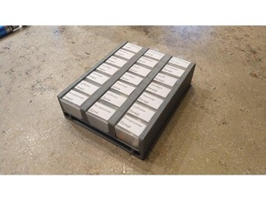 holder pill boxes openscad pillbox 3d print model - Mito3D