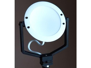 pan tilt mount downlight 3d print model - Mito3D