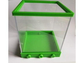 caja forrajeo 10x10 ants formicarium hormigas hormiguero 3d print model - Mito3D