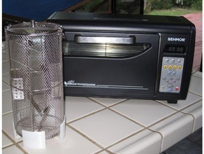 coffee roaster basket holder behmor1600 3d print model - Mito3D
