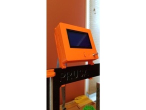 prusa mount graphic lcd controller 3d print model - Mito3D