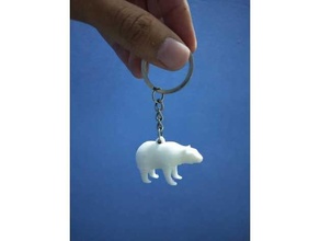 bear key chain keychain 3d print model - Mito3D