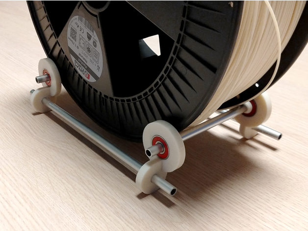 minimalist 23 filament spoolholder guide 3D print model - Mito3D