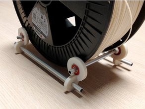 minimalistisch 23 Filament Spulenhalter leiten 3d print model - Mito3D
