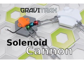 gravitrax solénoïde canon marbre machine Piste 3d print model - Mito3D